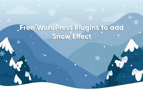 Cara Menambahkan Effect Salju Di WordPress