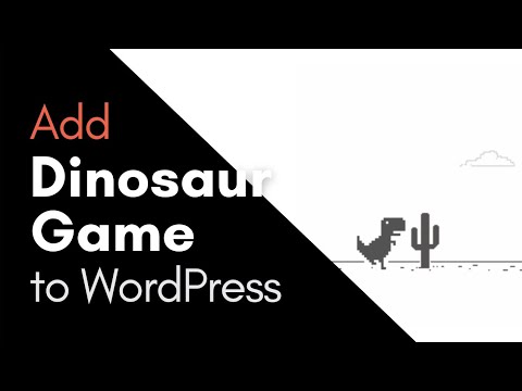 Membuat Game DINO Di Wordpress Dengan Plugin
